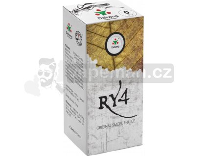 Liquid Dekang RY4 10ml - 0mg (Směs karamelu, vanilky a tabáku)