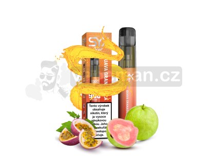 SYX BAR Guava Granadilla 1pack+tube mockup+shadow