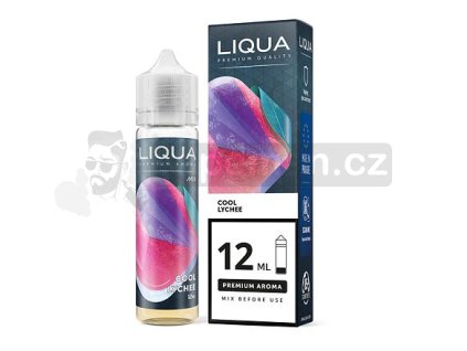 Příchuť LIQUA Mix&Go: Cool Lychee (Ledové liči) objem 12ml tabáková nálepka Kolek Q