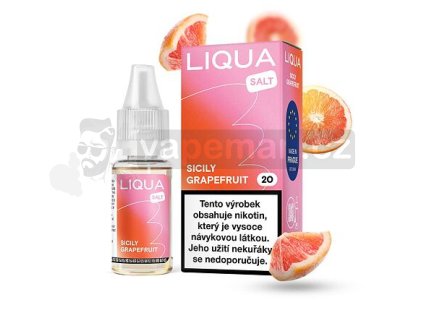 LIQUA Salt Sicily Grapefruit (Sicilský grapefruit) 10ml  10mg, 20mg