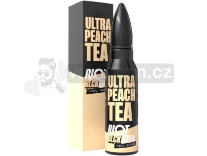 Příchuť Riot Squad BLCK EDTN S&V 10ml Ultra Peach Tea (Ledový broskvový čaj)