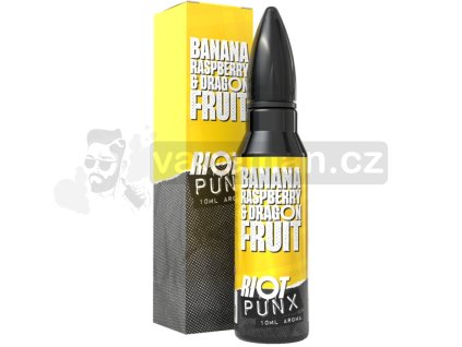 Příchuť Riot Squad PUNX S&V 10ml Banana Raspberry & Dragonfruit (Banán, malina a dračí ovoce)