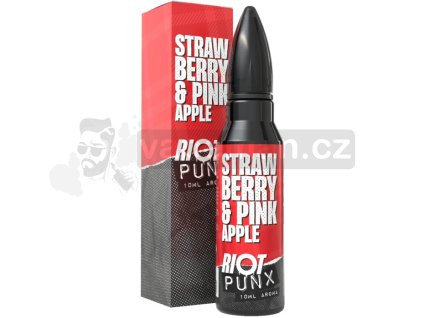 Příchuť Riot Squad PUNX S&V 10ml Strawberry & Pink Lady (Jahoda a růžové jablko)