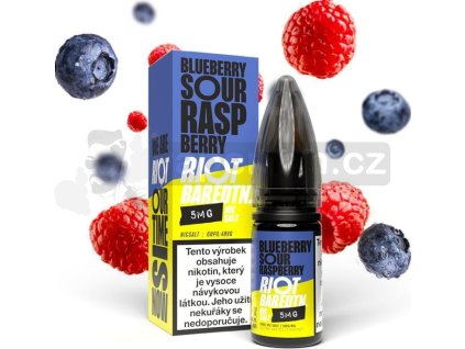 Riot BAR EDTN Salt - Blueberry Sour Raspberry (Borůvka s malinou) 10ml  10mg, 20mg