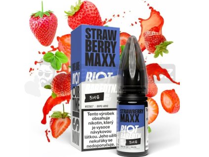 Liquid Riot BAR EDTN Salt Strawberry Maxx (Jahodový energiťák) 10ml-20mg