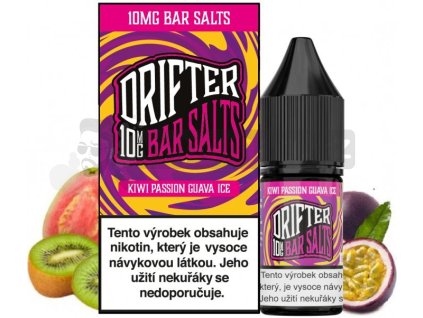 Liquid Drifter Bar Salts Kiwi Passionfruit Guava Ice