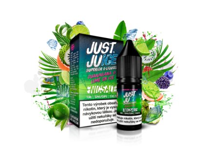 Just Juice Salt Guanabana & Lime On Ice (Ledová limetka s graviolou) 10ml  11mg, 20mg