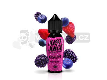 Příchuť Just Juice S&V: Berry Burst (Lesní směs) objem 10ml tabáková nálepka Kolek Q