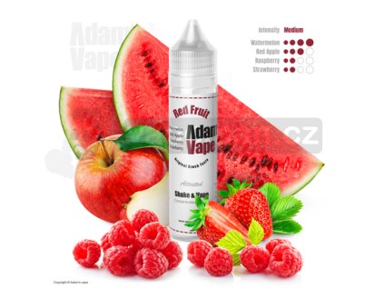 Příchuť Adams vape S&V: Red Fruit (Letní ovocný mix) objem 10ml tabáková nálepka Kolek Q