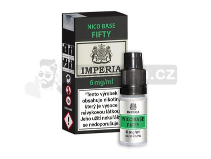 Imperia Fifty Nico Base (50VG/50PG) 10ml intenzita nikotinu 6mg tabáková nálepka Kolek Q