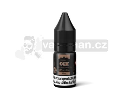 JustVape CCH Booster (100VG/0PG) 10ml / 18mg intenzita nikotinu 18mg tabáková nálepka Kolek Q