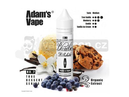 Příchuť True Dessert Series S&V: Blueberry Milkshake (Borůvkový milkshake) objem 10ml tabáková nálepka Kolek Q
