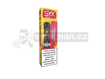SYX POD Náplň Strawberry Banana