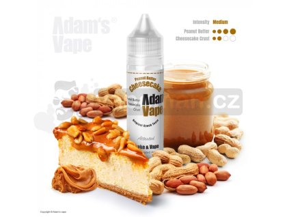 Příchuť Adam´s Vape S&V 10ml Peanut Butter Cheesecake