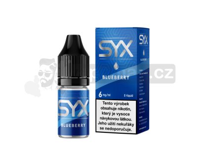 SYX e-liquid - Blueberry (borůvka) 10ml  6mg, 12mg