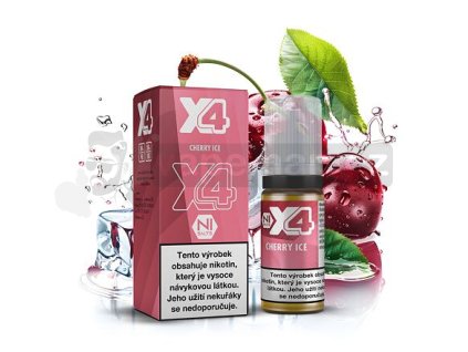 X4 Bar Juice Cherry Ice (Ledová třešeň)  10 a 20mg