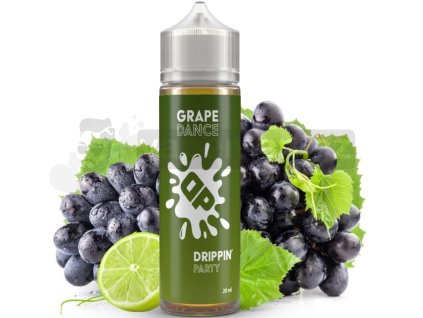 Příchuť Drippin Party S&V 10ml Grape Dance (Hroznové víno a limetka)