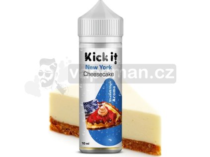 Příchuť KickIt S&V 10ml Newyorský cheesecake (New York Cheesecake)