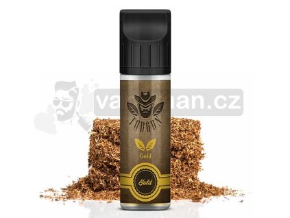 Příchuť TobGun S&V: Gold (Tabákový mix) objem 10ml tabáková nálepka Kolek Q
