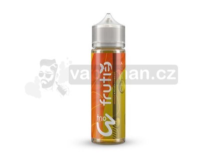 Příchuť Frutie Trio S&V: Mango Pear Apricot (Ovocná směs s mangem) objem 10ml tabáková nálepka Kolek Q