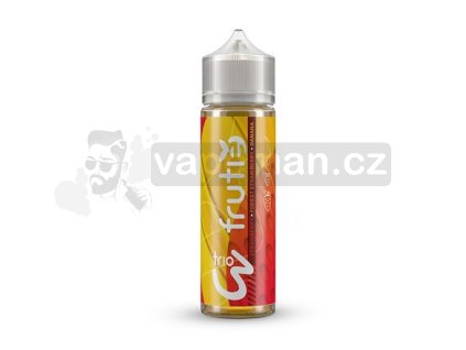 Příchuť Frutie Trio S&V: Strawberry Forest Strawberry Banana (Jahodová směs s banánem) objem 10ml tabáková nálepka Kolek Q