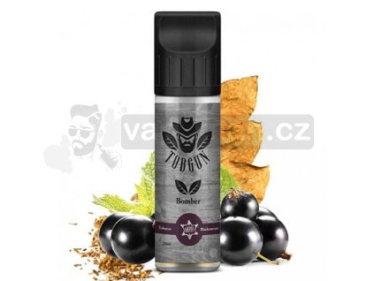 Příchuť TobGun S&V: Bomber (Tabák s černým rybízem) objem 10ml tabáková nálepka Kolek Q