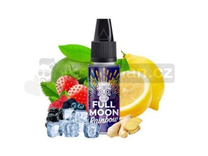 Příchuť Full Moon: Fullmoon Rainbow (Chladivé lesní ovoce s citrusy a zázvorem) objem 10ml tabáková nálepka Kolek Q