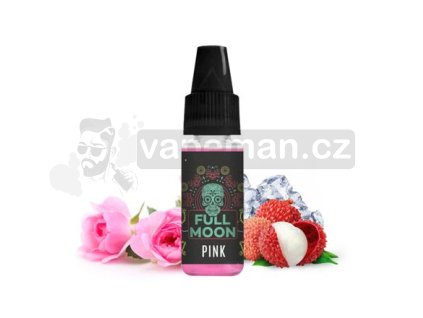 Příchuť Full Moon: Colors Pink (Chladivé liči a růže) objem 10ml tabáková nálepka Kolek Q