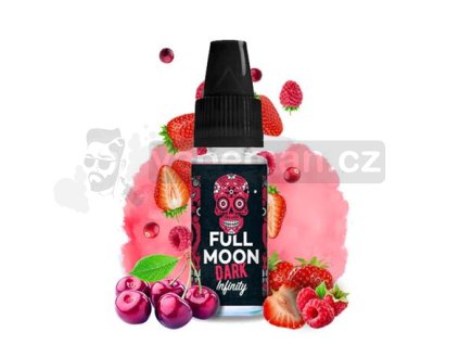 Příchuť Full Moon: Fullmoon Dark Infinity (Lesní ovocný mix s cukrovou vatou) objem 10ml tabáková nálepka Kolek Q