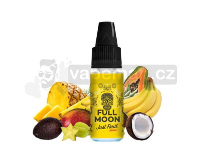 Příchuť Full Moon: Just Fruit Yellow (Exotický mix s banánem) objem 10ml tabáková nálepka Kolek Q