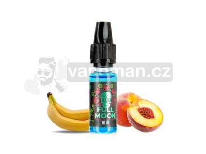 Příchuť Full Moon: Colors Blue (Svěží broskvová žvýkačka) objem 10ml tabáková nálepka Kolek Q