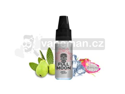 Příchuť Full Moon: Fullmoon Silver (Ledový kaktus, dračí ovoce a hruška) objem 10ml tabáková nálepka Kolek Q