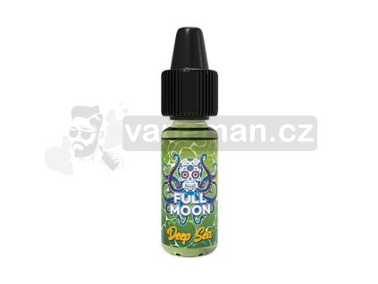 Příchuť Full Moon: Abyss Deep Sea (Kiwi, marakuja, guava) objem 10ml tabáková nálepka Kolek Q