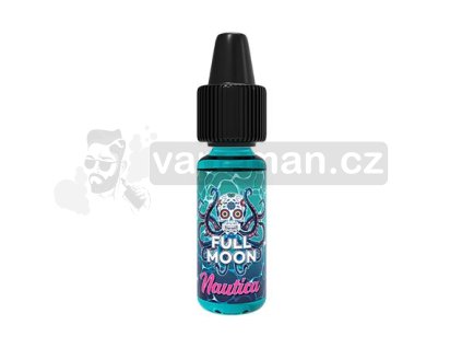 Příchuť Full Moon: Abyss Nautica (Malina, černý rybíz a hadí ovoce) objem 10ml tabáková nálepka Kolek Q