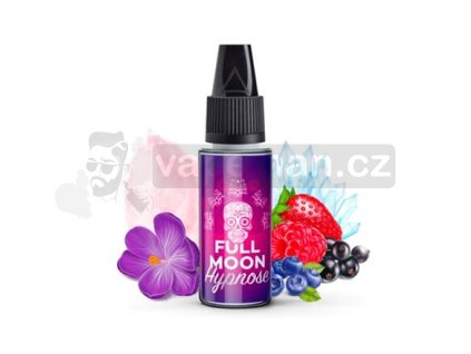 Příchuť Full Moon: Fullmoon Hypnose (Chladivá cukrová vata s ovocem) objem 10ml tabáková nálepka Kolek Q