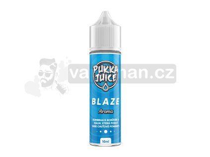 Příchuť Pukka Juice S&V: Blaze (Bobulovité plody s ledem) objem 10ml tabáková nálepka Kolek Q
