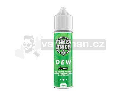 Příchuť Pukka Juice S&V: Dew (Citrusová limonáda) objem 10ml tabáková nálepka Kolek Q