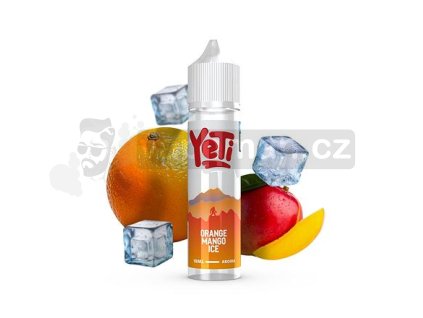 Příchuť Yeti Summit Series S&V: Orange Mango Ice (Ledový pomeranč a mango) objem 10ml tabáková nálepka Kolek Q