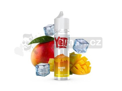Příchuť Yeti Summit Series S&V: Mango Ice (Ledové mango) objem 10ml tabáková nálepka Kolek Q