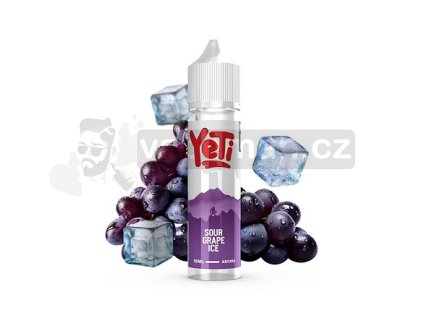 Příchuť Yeti Summit Series S&V: Sour Grape Ice (Ledové hroznové víno) objem 10ml tabáková nálepka Kolek Q