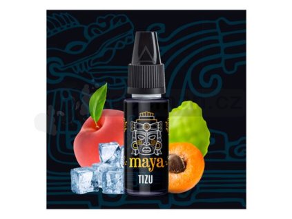 Příchuť Maya: Tizu (Broskev, limetka a meruňka) objem 10ml tabáková nálepka Kolek Q