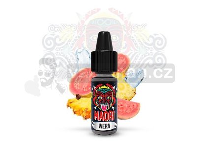 Příchuť Maori: Wera (Ledová guava s ananasem) objem 10ml tabáková nálepka Kolek Q