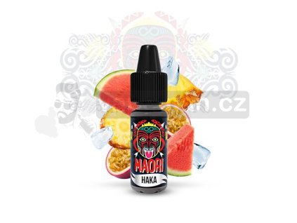 Příchuť Maori: Haka (Marakuja, ananas a vodní meloun) objem 10ml tabáková nálepka Kolek Q