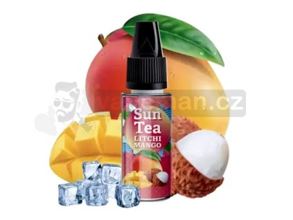 Příchuť Sun Tea: Mango Lychee (Svěží mango a liči) objem 10ml tabáková nálepka Kolek Q