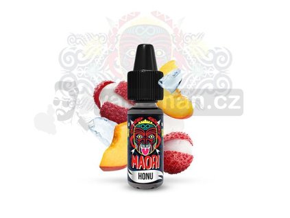 Příchuť Maori: Honu (Ledová broskev a liči) objem 10ml tabáková nálepka Kolek Q
