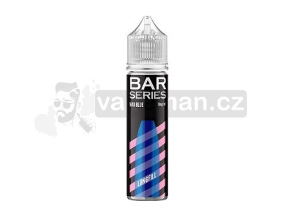 Příchuť Bar Series S&V: Mad Blue (Borůvka a modrá malina) objem 10ml tabáková nálepka Kolek Q