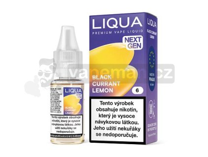 LIQUA Black Currant Lemon (Černý rybíz a citron)