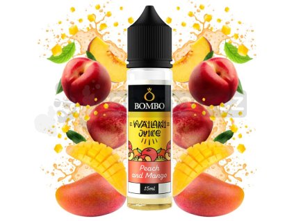 Příchuť Bombo Wailani Juice S&V 15ml Peach and Mango (Broskev a mango)