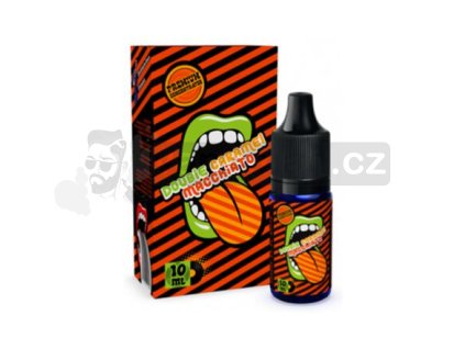 Příchuť Big Mouth: Double Caramel Machiatto (Karamelové machiatto) objem 10ml tabáková nálepka Kolek Q