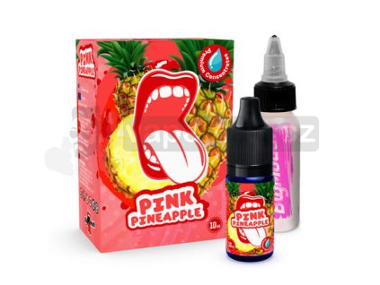 Příchuť Big Mouth: Pink Pineapple (Sladký ananas) objem 10ml tabáková nálepka Kolek Q